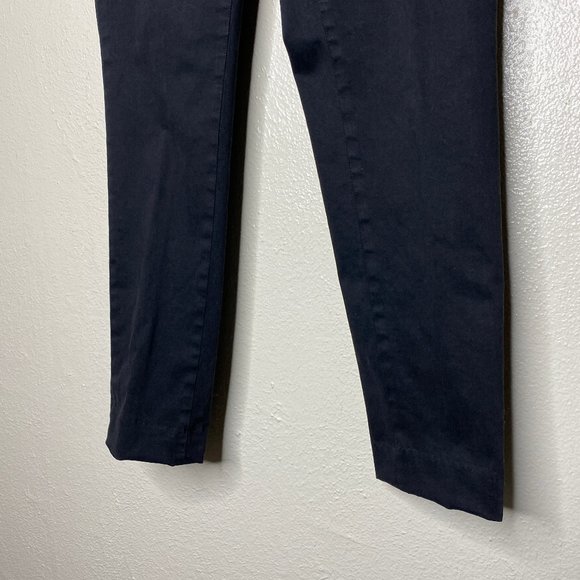 Mason's New York Slim Woman Chino Pants in Slim Stretch Satin Black Size 6 - Picture 7 of 8